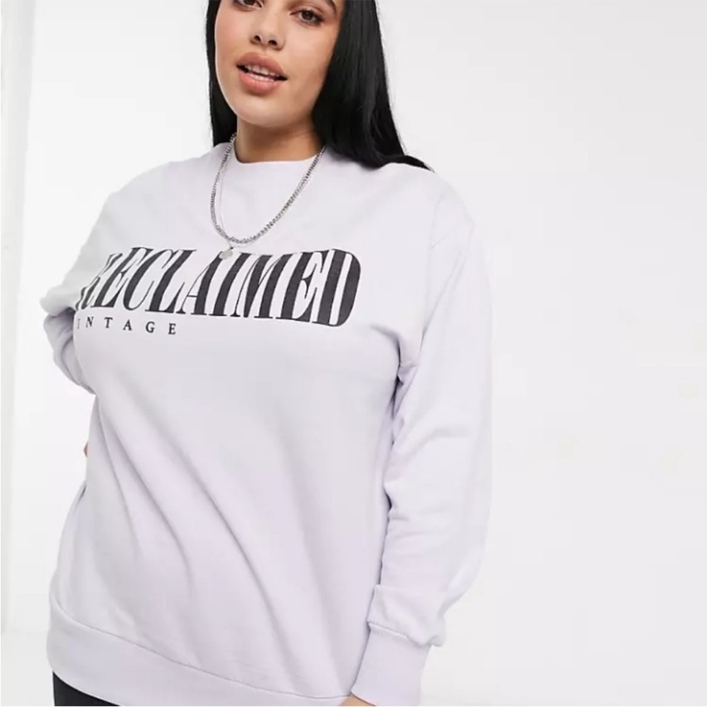 ASOS Reclaimed Vintage crew neck sweatshirt plus size 16
